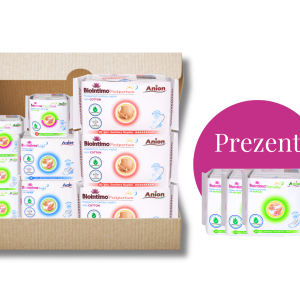 Zestaw dla młodej mamy pudełko menstruacyjne